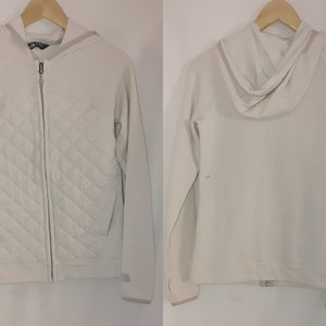 The North Face Quilted Full Zip Hooded Sweatshirt
